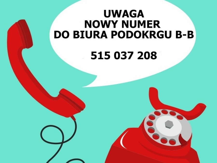 NOWY NUMER DO BIURA PODOKRĘGU BIELSKO-BIAŁA